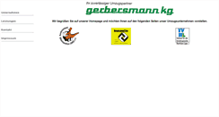 Desktop Screenshot of gerbersmann-umzuege.de